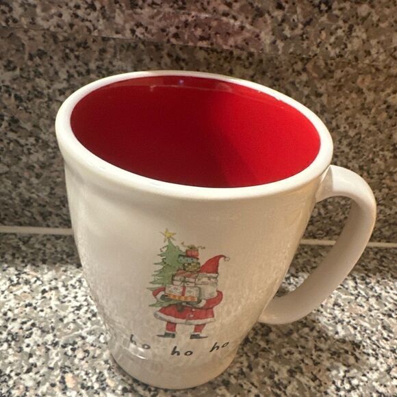 Rae Dunn “Ho Ho Ho” with Santa Mug New - Picture 2 of 3